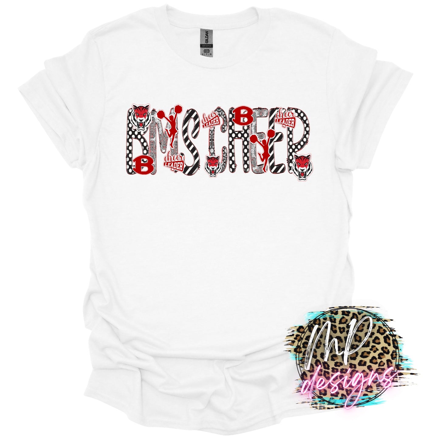 BMS CHEER LETTERS T-SHIRT