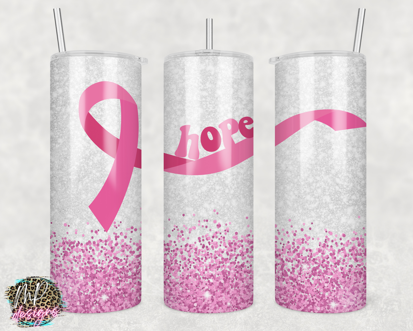 BREAST CANCER AWARENESS RIBBON 20oz TUMBLER