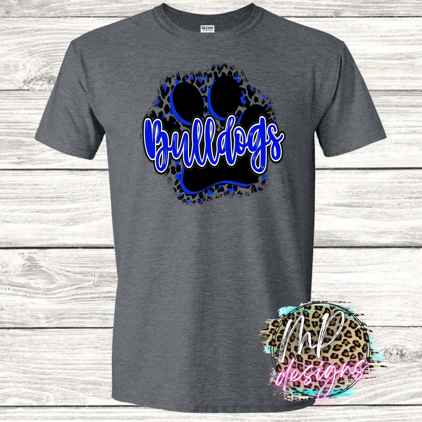 BULLDOGS PAW ROYAL T-SHIRT