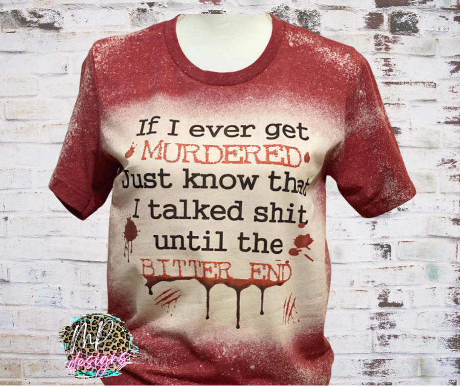 BITTER END BLEACHED T-SHIRT