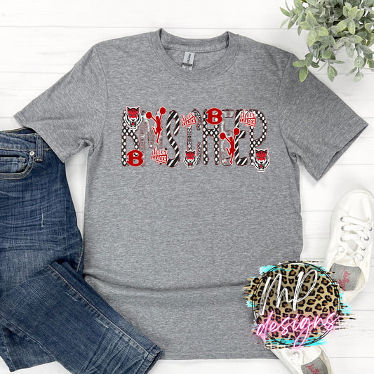 BMS CHEER LETTERS T-SHIRT