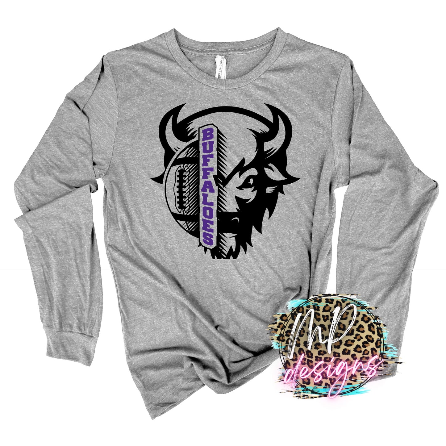 BUFFALOES FOOTBALL MASCOT PURPLE LONG SLEEVE/SWEATSHIRT