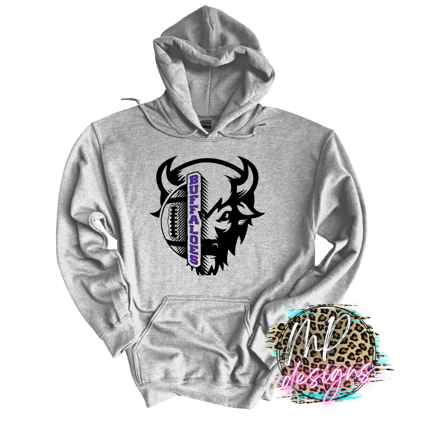 BUFFALOES FOOTBALL MASCOT PURPLE LONG SLEEVE/SWEATSHIRT