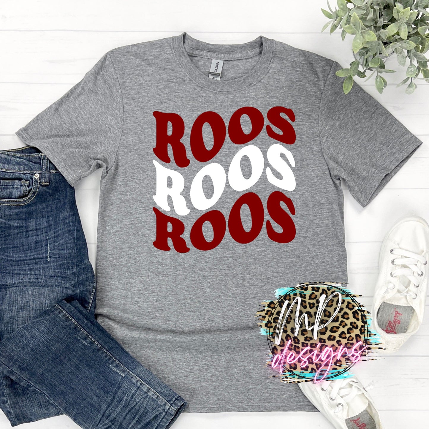 ROOS WAVY RETRO T-SHIRT