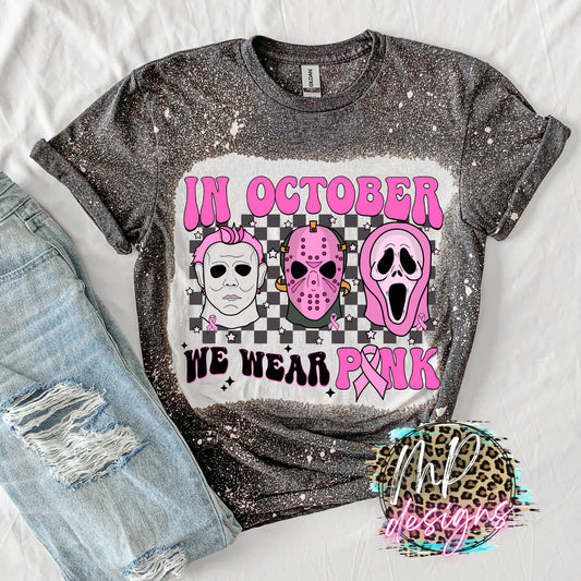 WE WEAR PINK HORROR