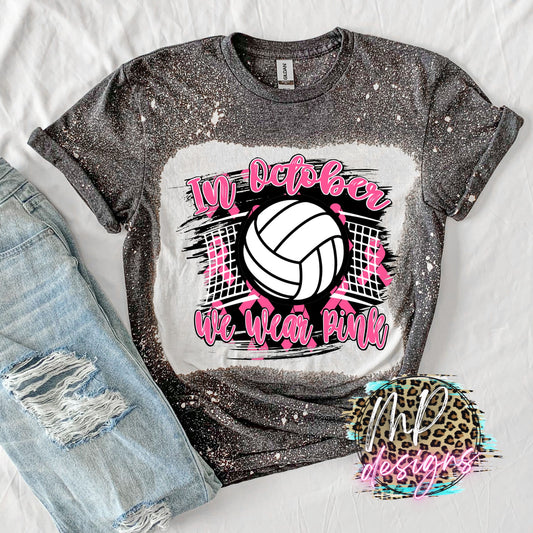 WE WEAR PINK VOLLEYBALL