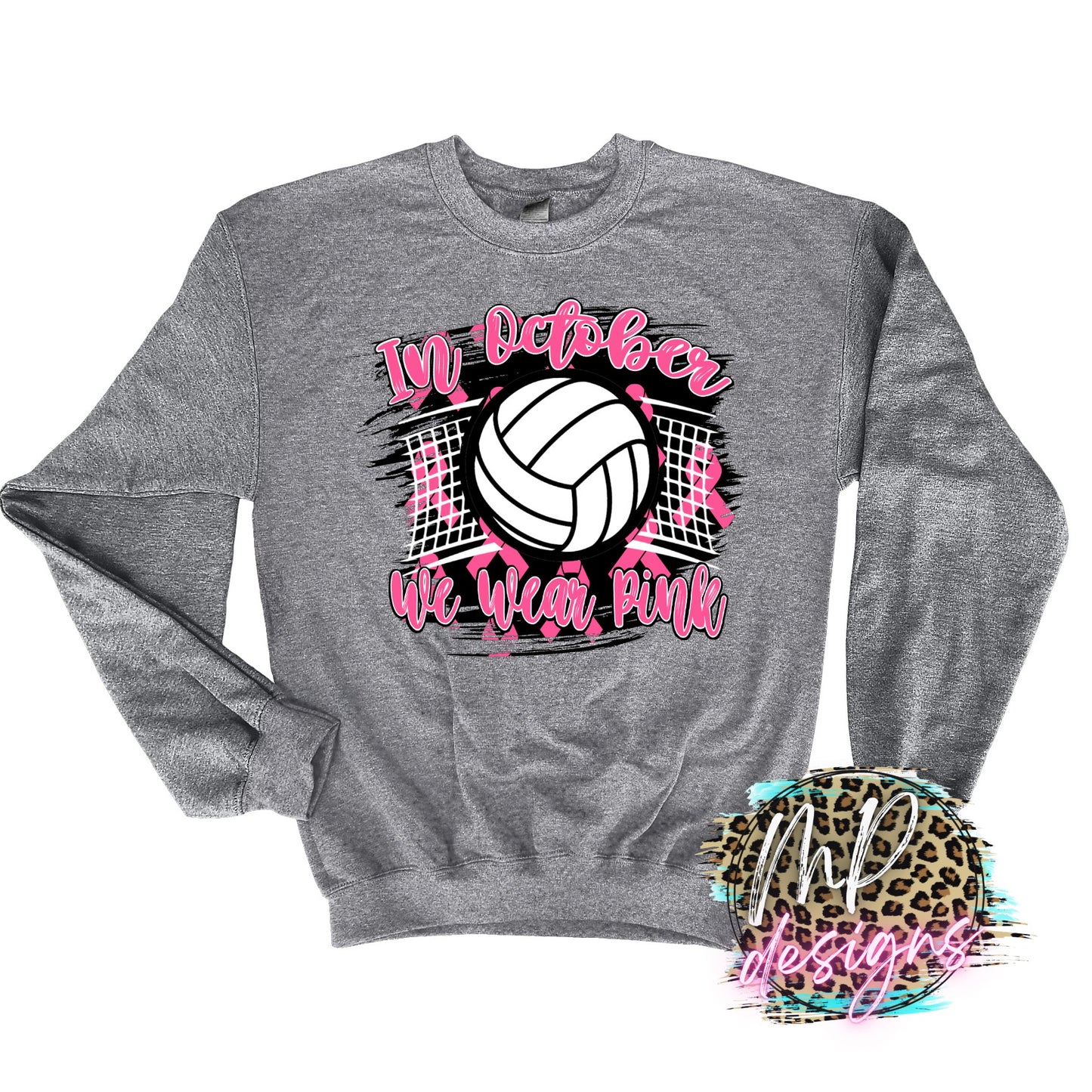 WE WEAR PINK VOLLEYBALL