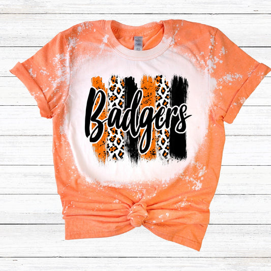 BADGERS BRUSHSTROKE ORANGE T-SHIRT