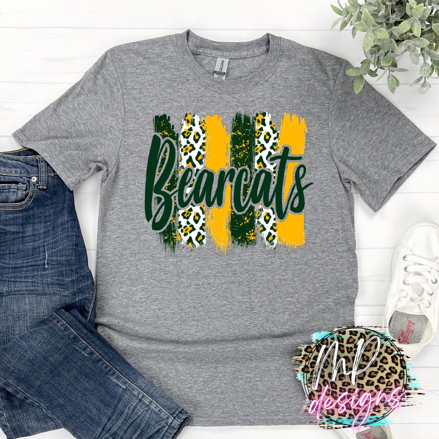 BEARCATS BRUSHSTROKE T-SHIRT