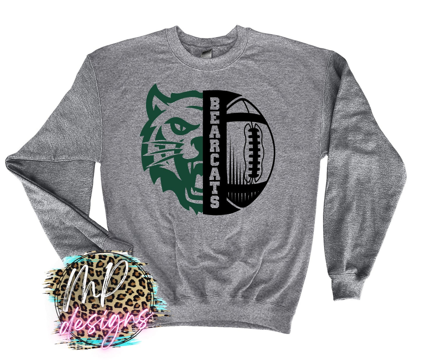 BEARCATS MASCOT FOOTBALL LONG SLEEVE/SWEATSHIRT