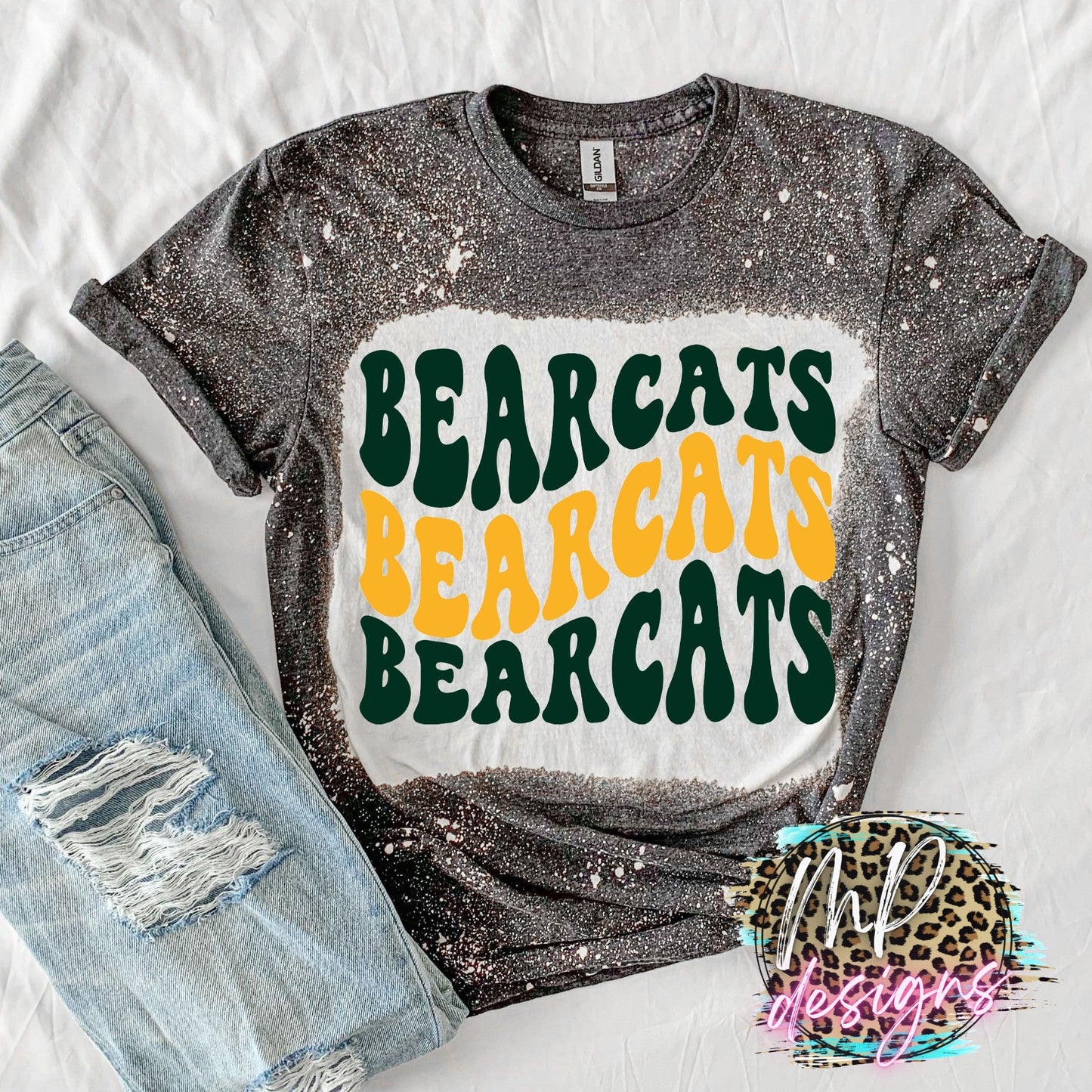 BEARCATS WAVY RETRO T-SHIRT