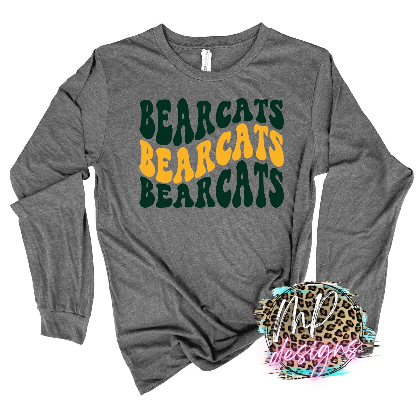BEARCATS WAVY RETRO LONG SLEEVE/SWEATSHIRT