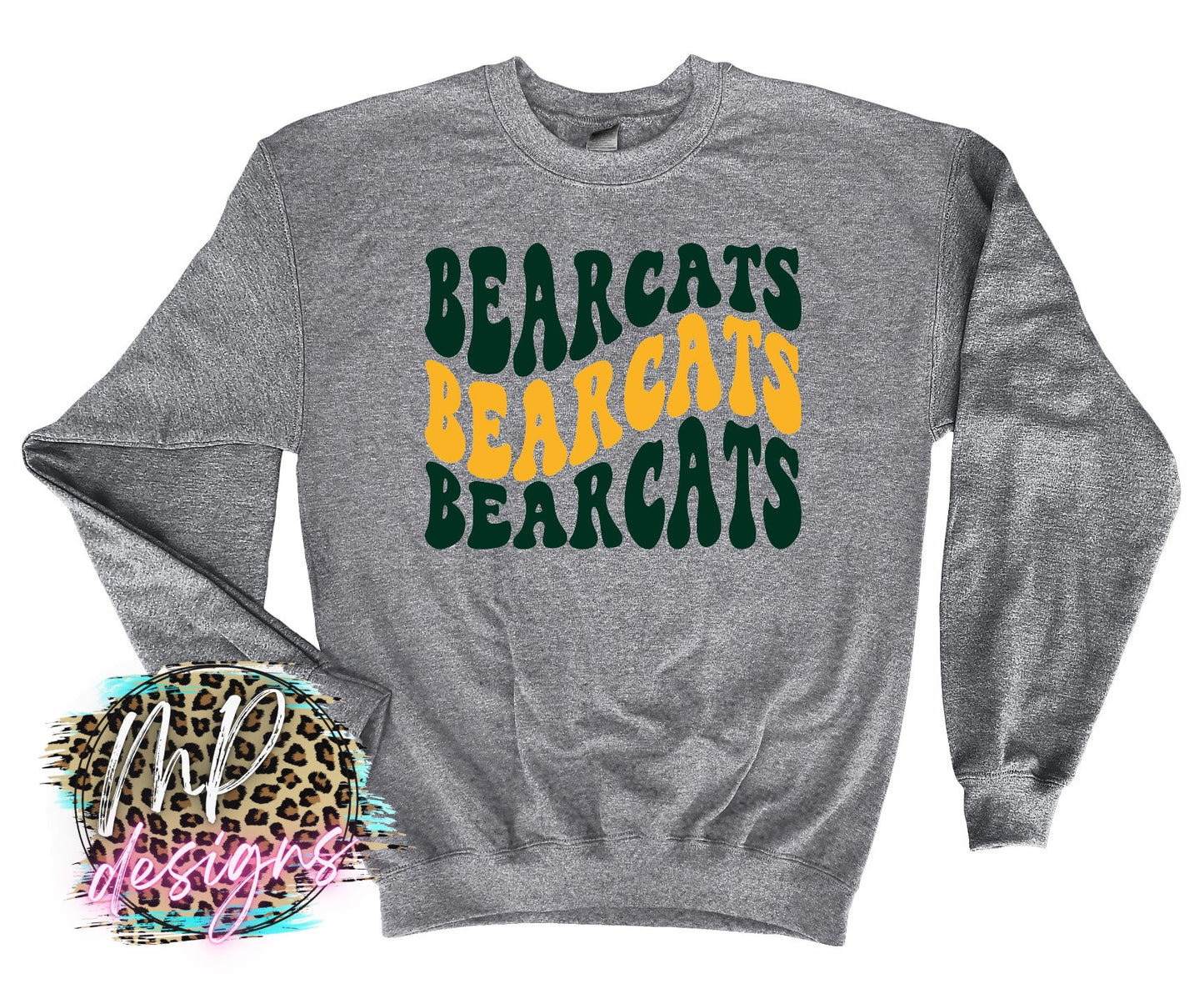 BEARCATS WAVY RETRO LONG SLEEVE/SWEATSHIRT