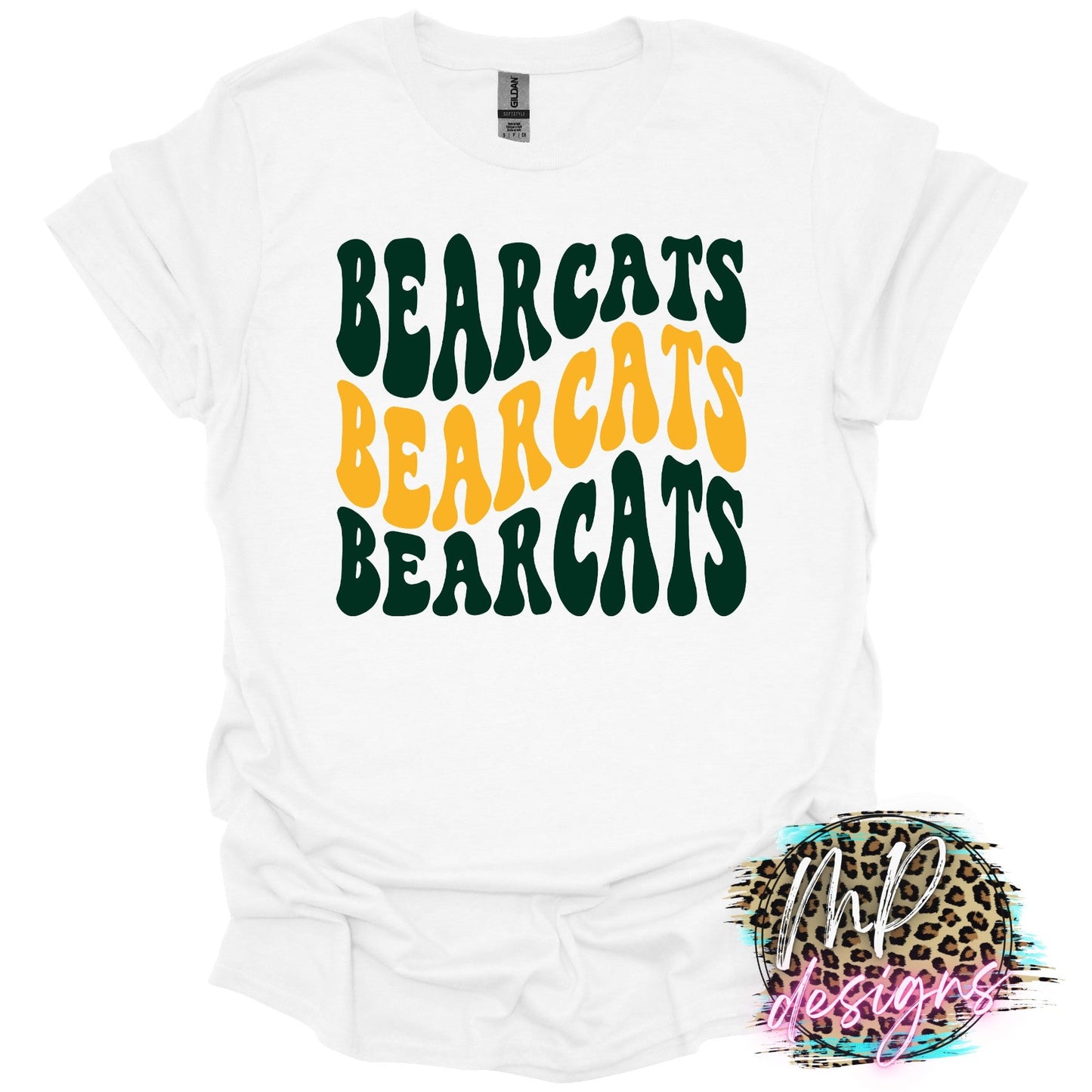 BEARCATS WAVY RETRO T-SHIRT