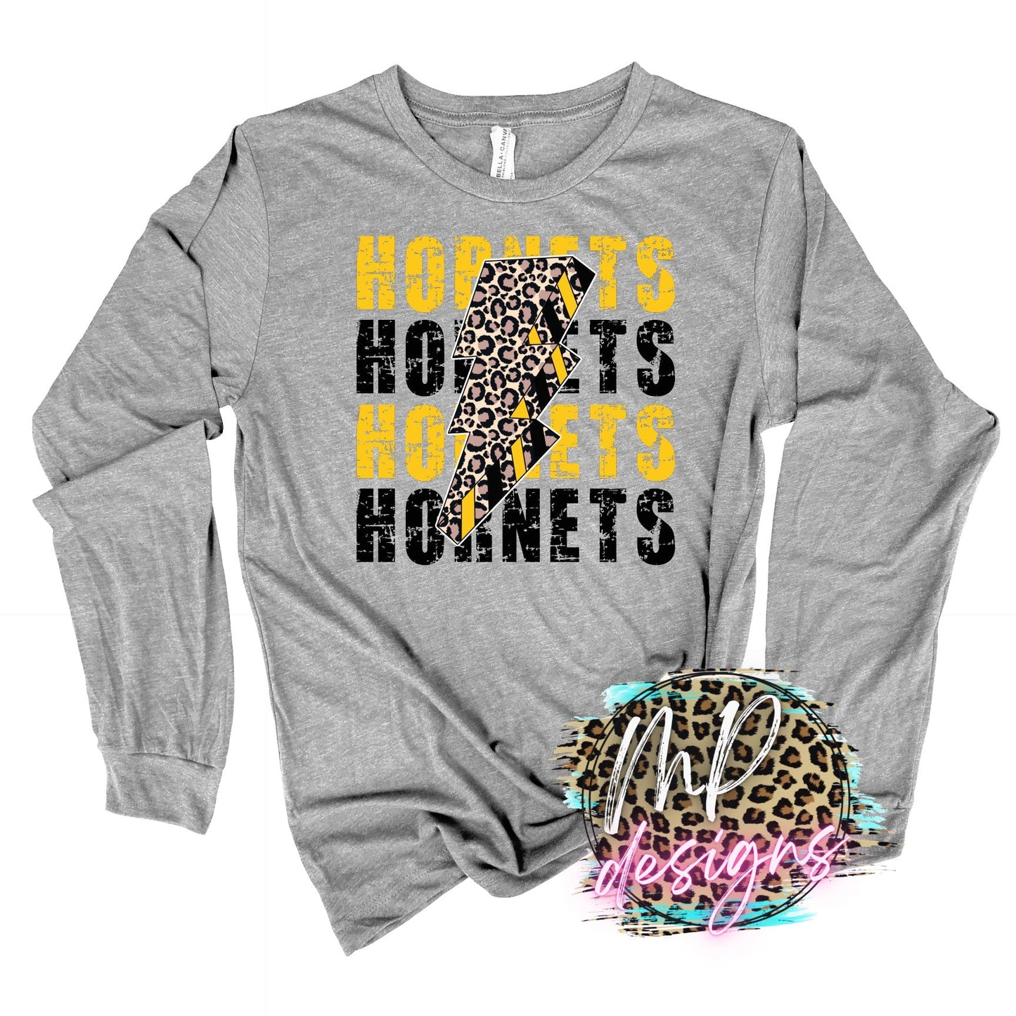 HORNETS BOLT GOLD LONG SLEEVE/SWEATSHIRT