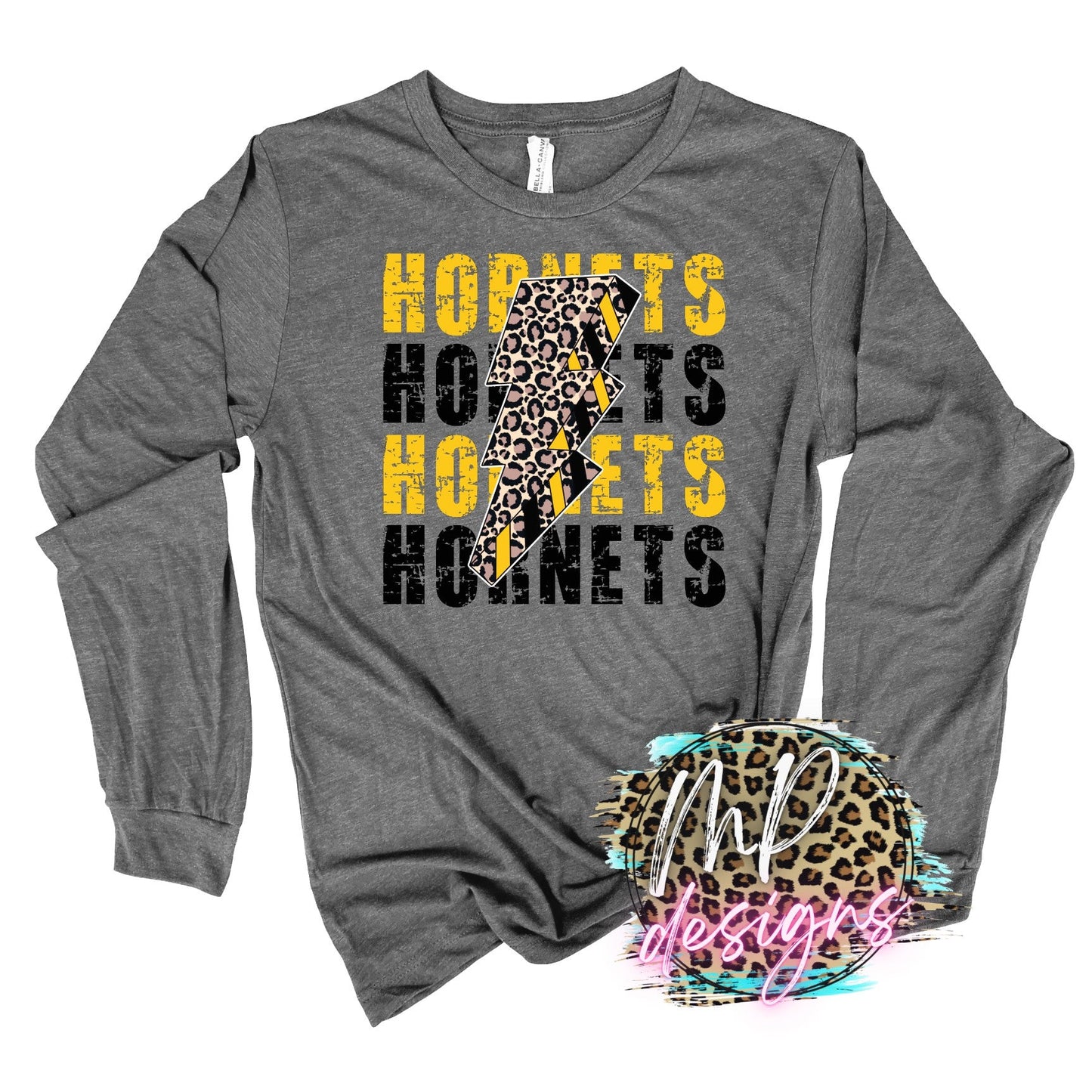 HORNETS BOLT GOLD LONG SLEEVE/SWEATSHIRT