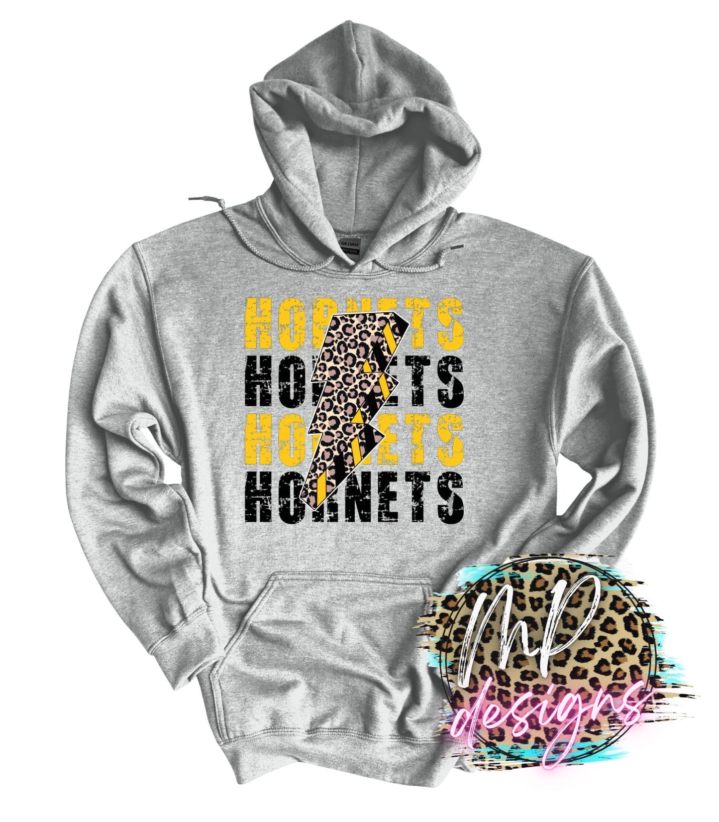 HORNETS BOLT GOLD LONG SLEEVE/SWEATSHIRT