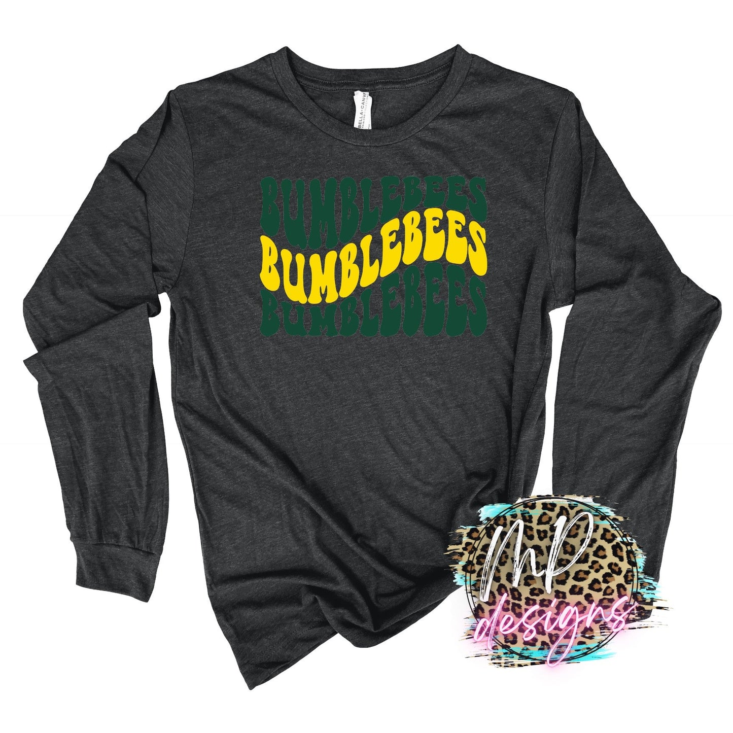 BUMBLEBEES WAVY RETRO LONG SLEEVE/SWEATSHIRT