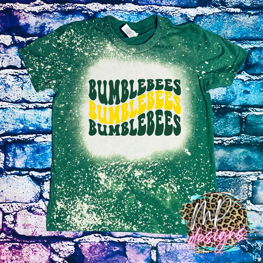 BUMBLEBEES WAVY RETRO T-SHIRT