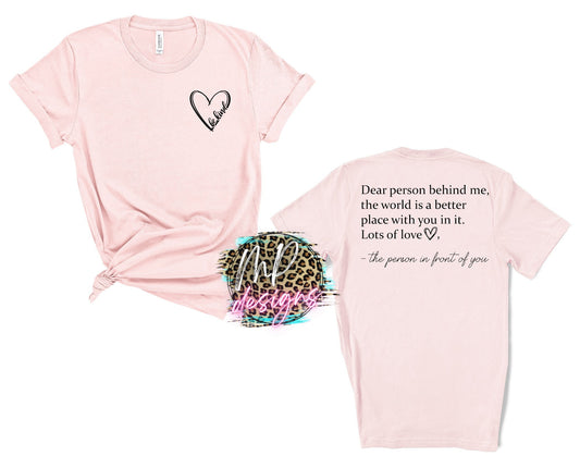 DEAR PERSON T-SHIRT
