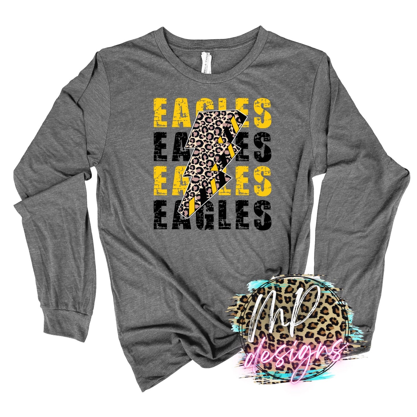 EAGLES BOLT GOLD LONG SLEEVE/SWEATSHIRT