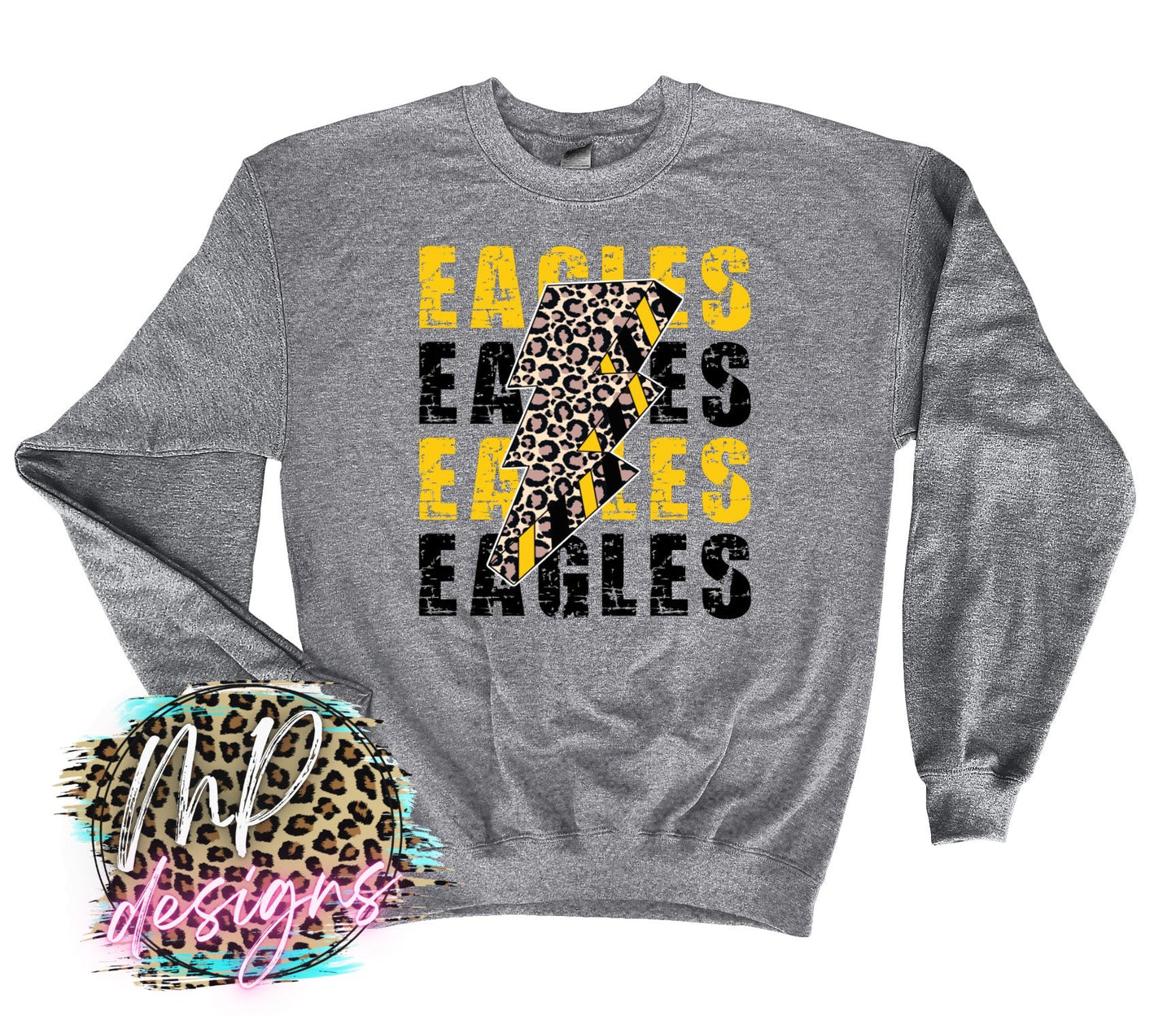 EAGLES BOLT GOLD LONG SLEEVE/SWEATSHIRT