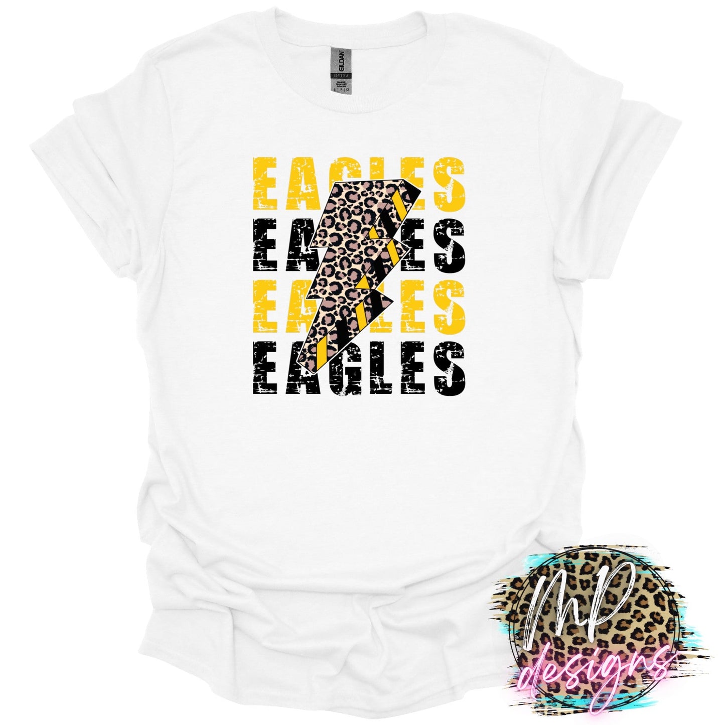 EAGLES BOLT GOLD T-SHIRT