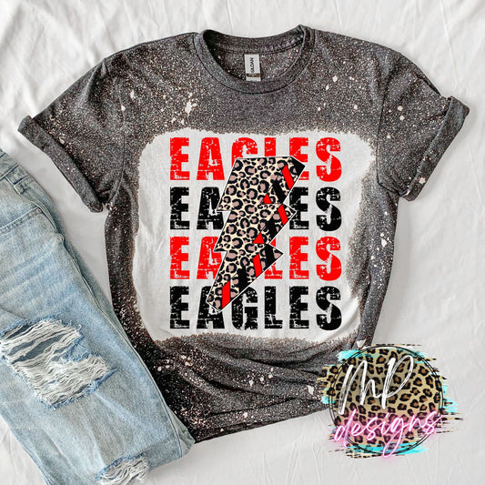 EAGLES BOLT RED T-SHIRT
