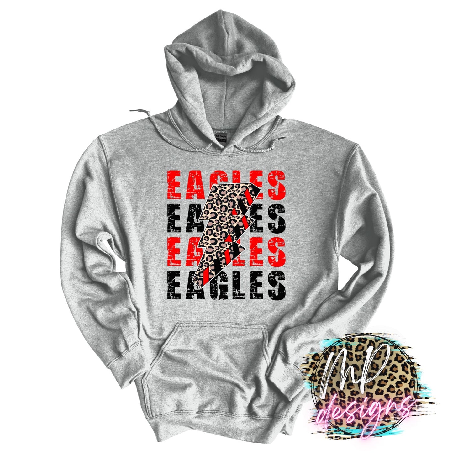 EAGLES BOLT RED LONG SLEEVE/SWEATSHIRT