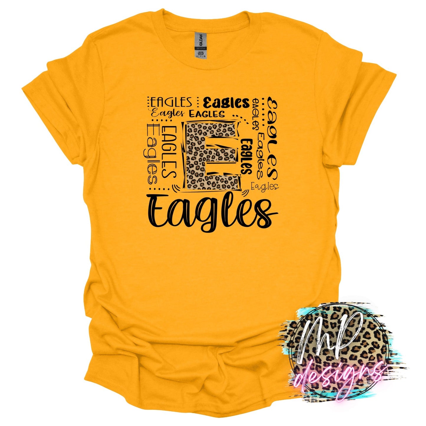 EAGLES CHEETAH SUBWAY ART T-SHIRT