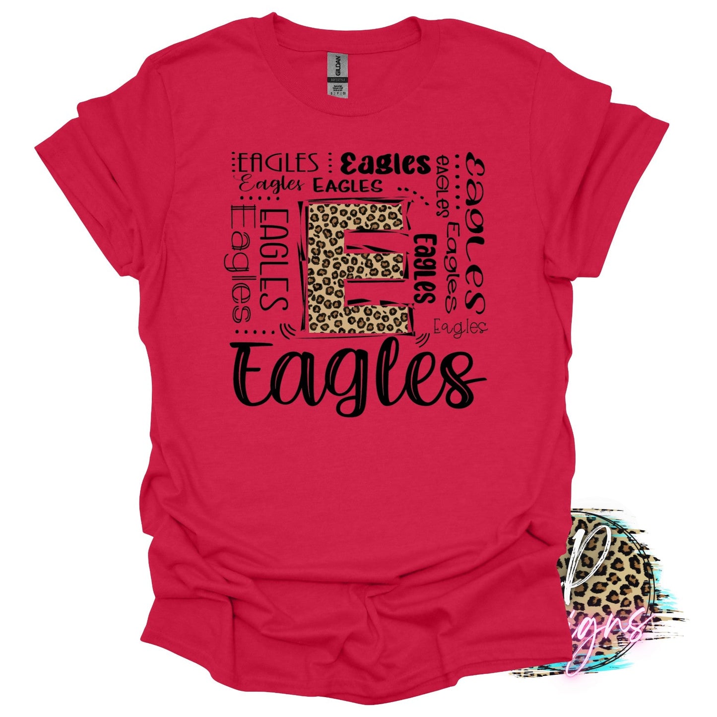 EAGLES CHEETAH SUBWAY ART T-SHIRT