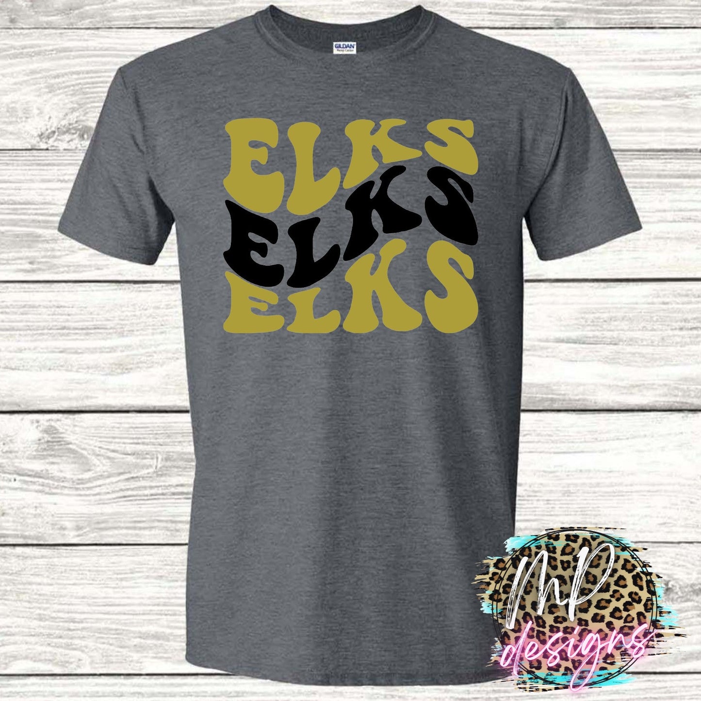 ELKS WAVY RETRO T-SHIRT