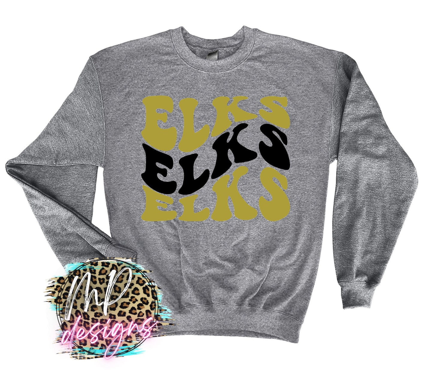 ELKS WAVY RETRO LONG SLEEVE/SWEATSHIRT