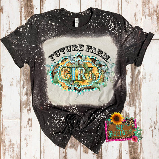FUTURE FARM GIRL BLEACHED T-SHIRT