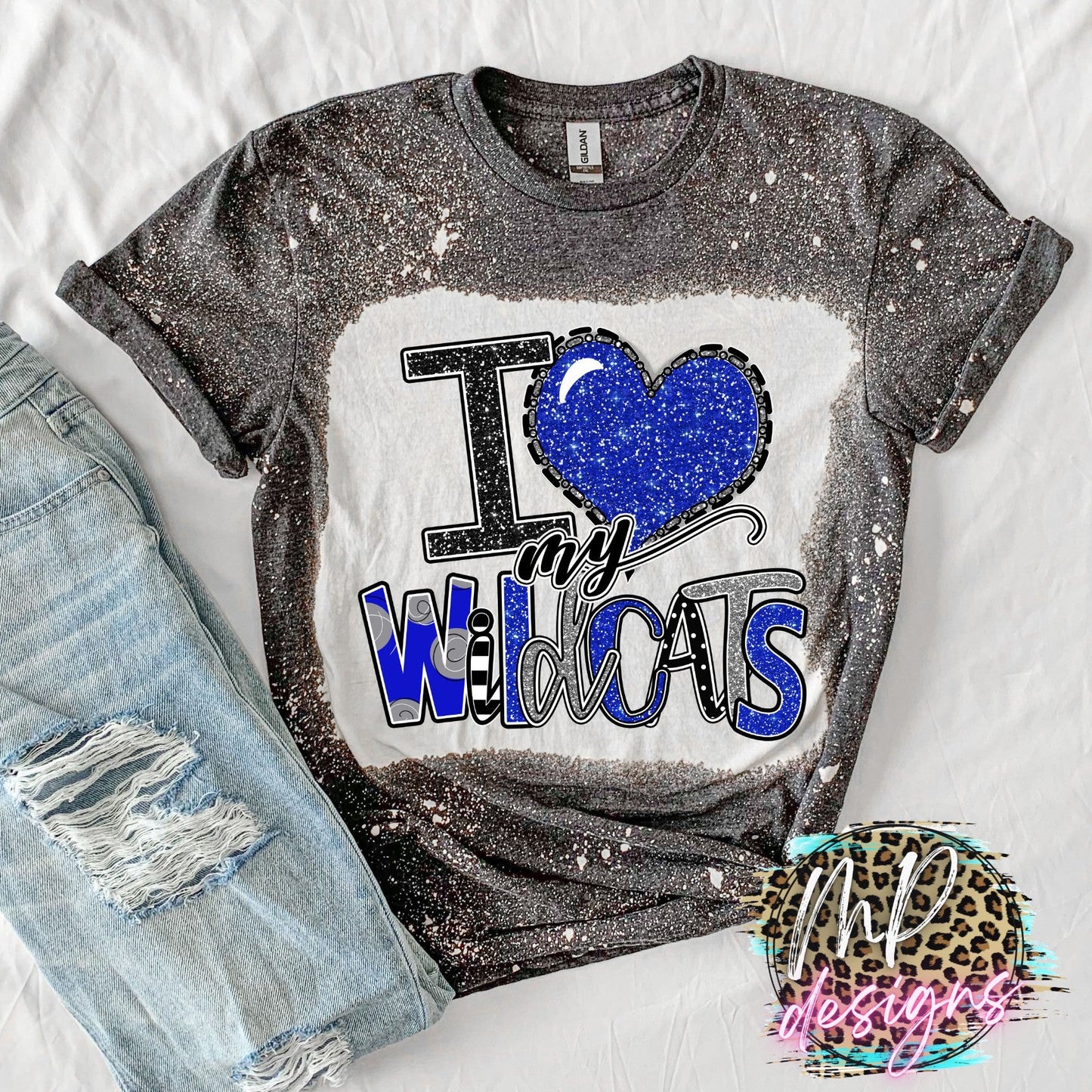 I LOVE MY WILDCATS ROYAL T-SHIRT