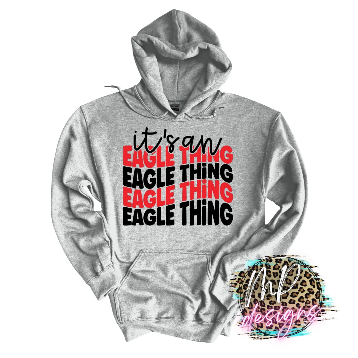 IT'S AN EAGLE THING RED LONG SLEEVE/SWEATSHIRT