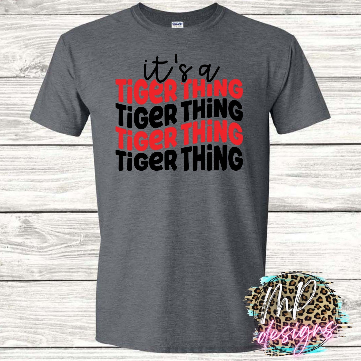 IT'S A TIGER THING RED T-SHIRT