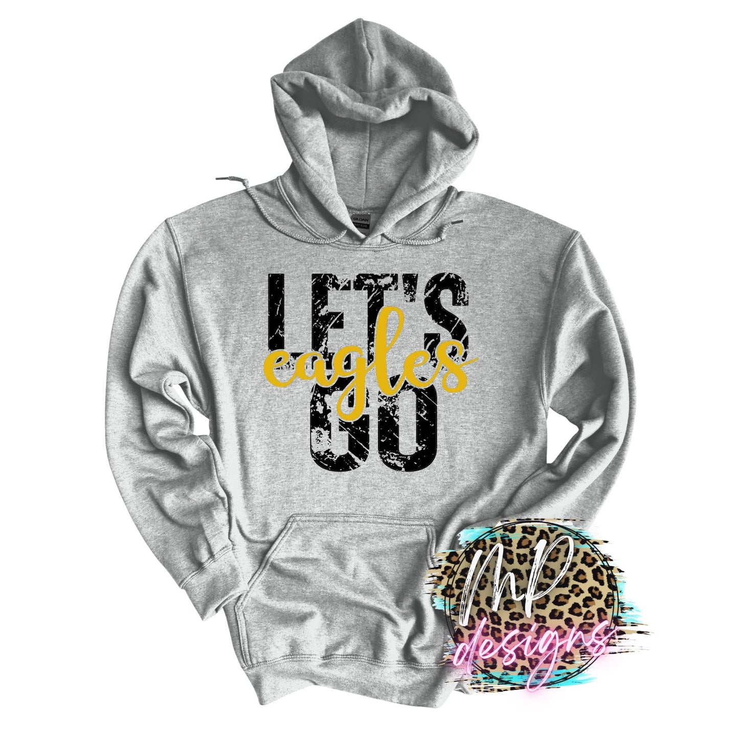 LET'S GO EAGLES GOLD LONG SLEEVE/SWEATSHIRT