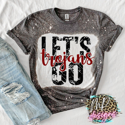 LET'S GO TROJANS T-SHIRT