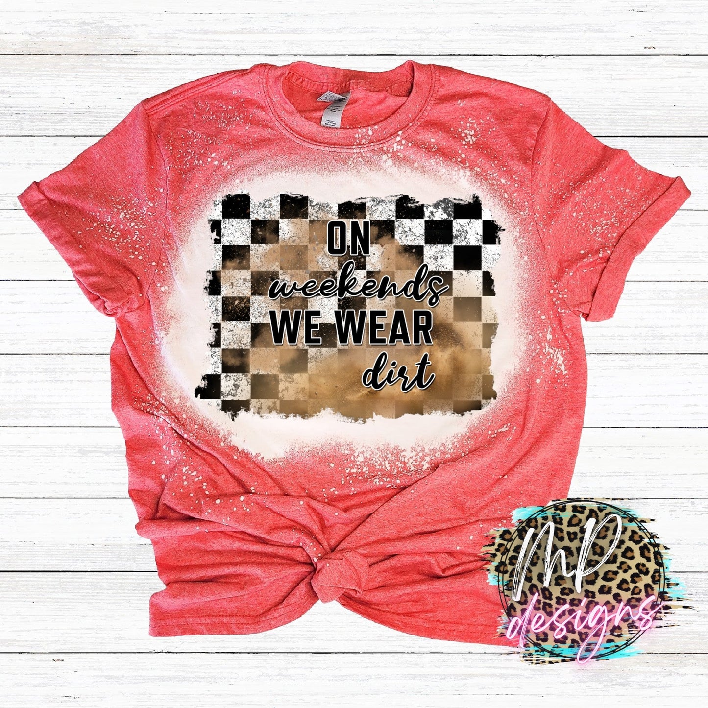 WE WEAR DIRT BLEACHED T-SHIRT