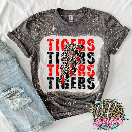 TIGERS BOLT RED T-SHIRT