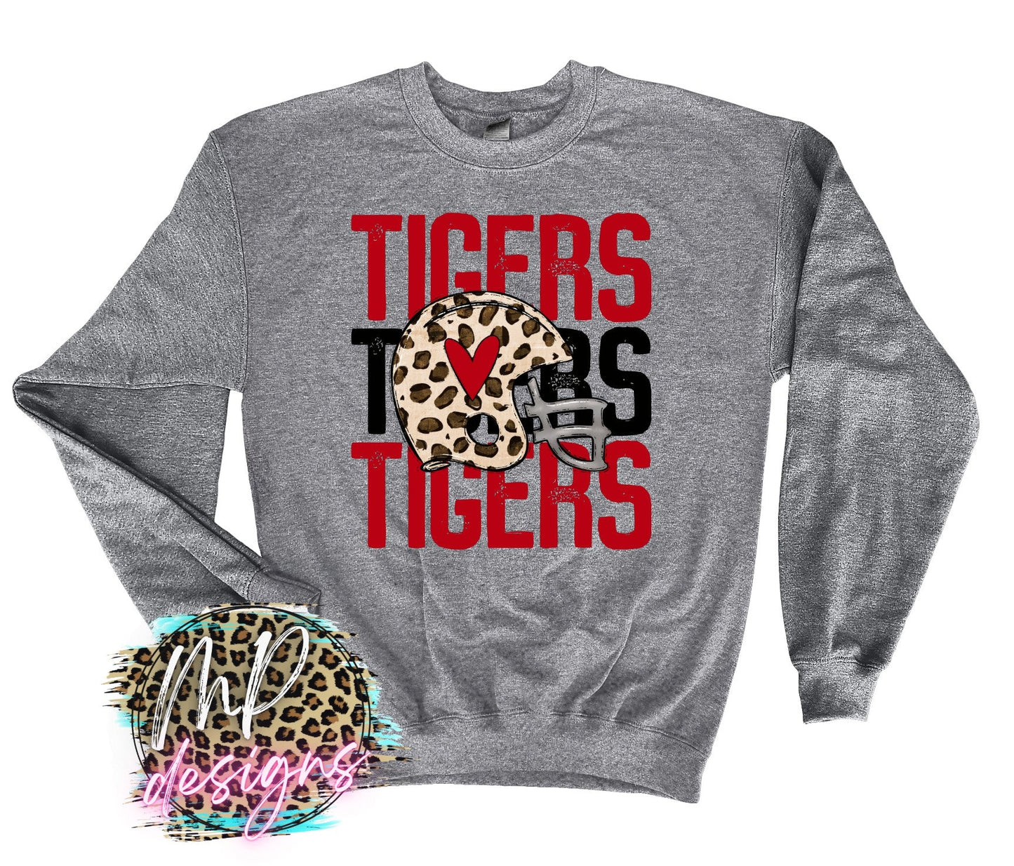 TIGERS CHEETAH HELMET LONG SLEEVE/SWEATSHIRT