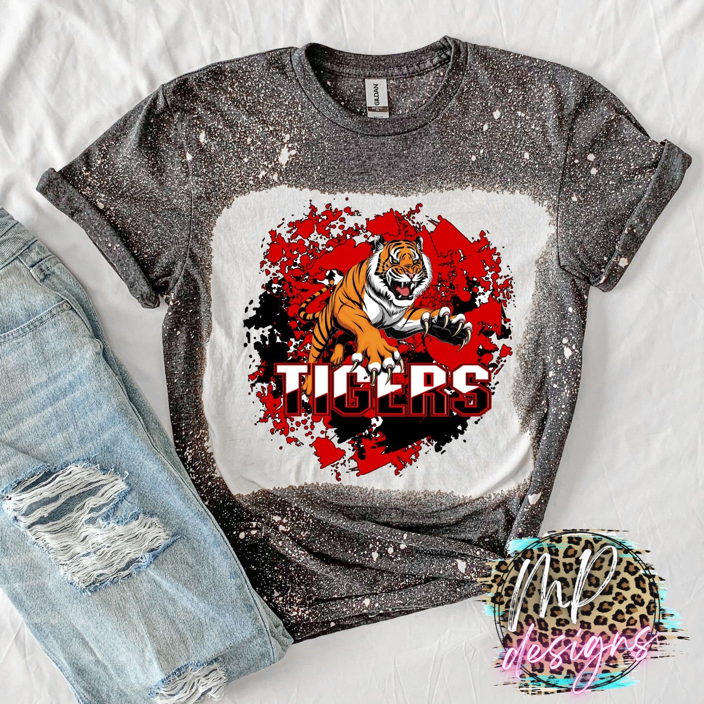 TIGERS RED-BLACK T-SHIRT
