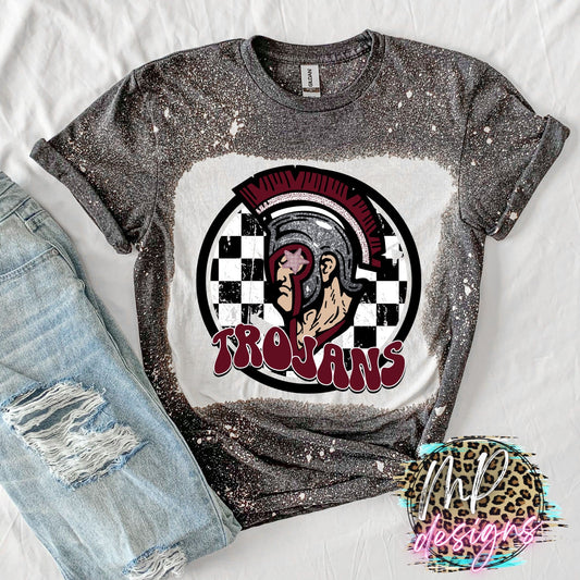 TROJANS PREPPY MASCOT T-SHIRT