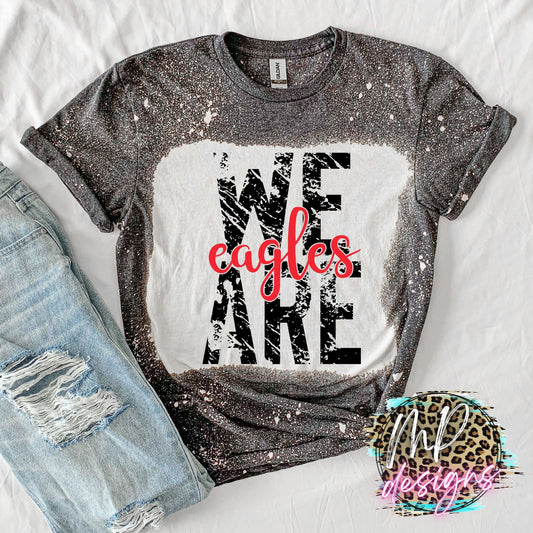 WE ARE EAGLES RED T-SHIRT
