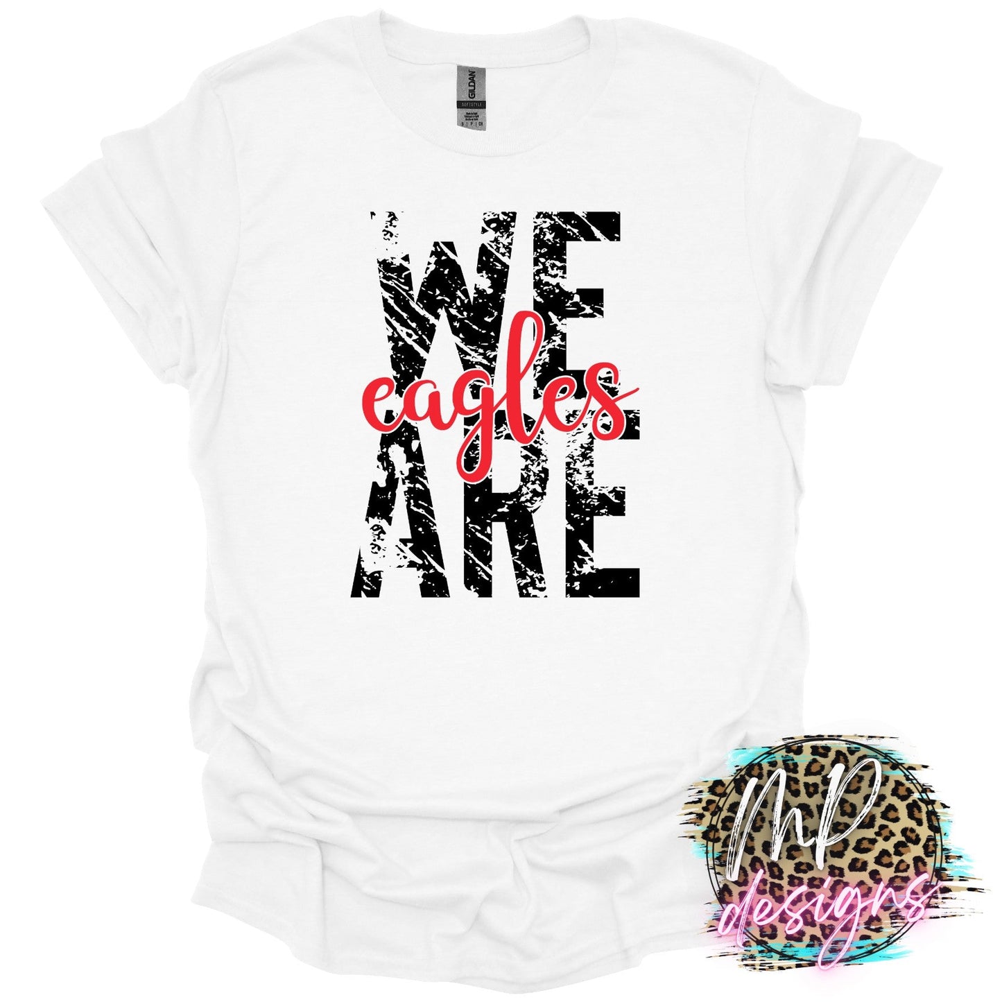 WE ARE EAGLES RED T-SHIRT