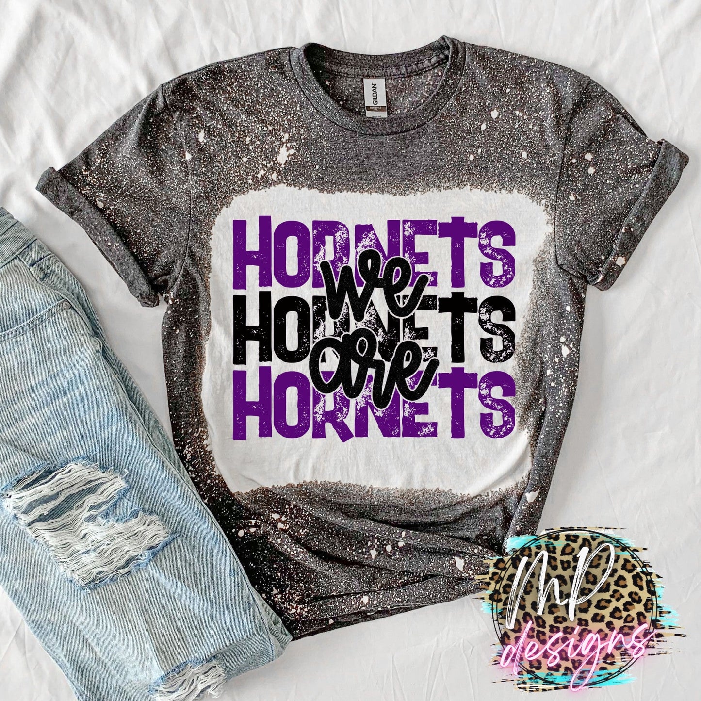 WE ARE HORNETS PURPLE T-SHIRT