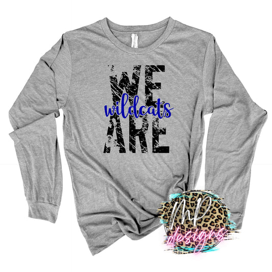 WE ARE WILDCATS ROYAL LONG SLEEVE/SWEATSHIRT