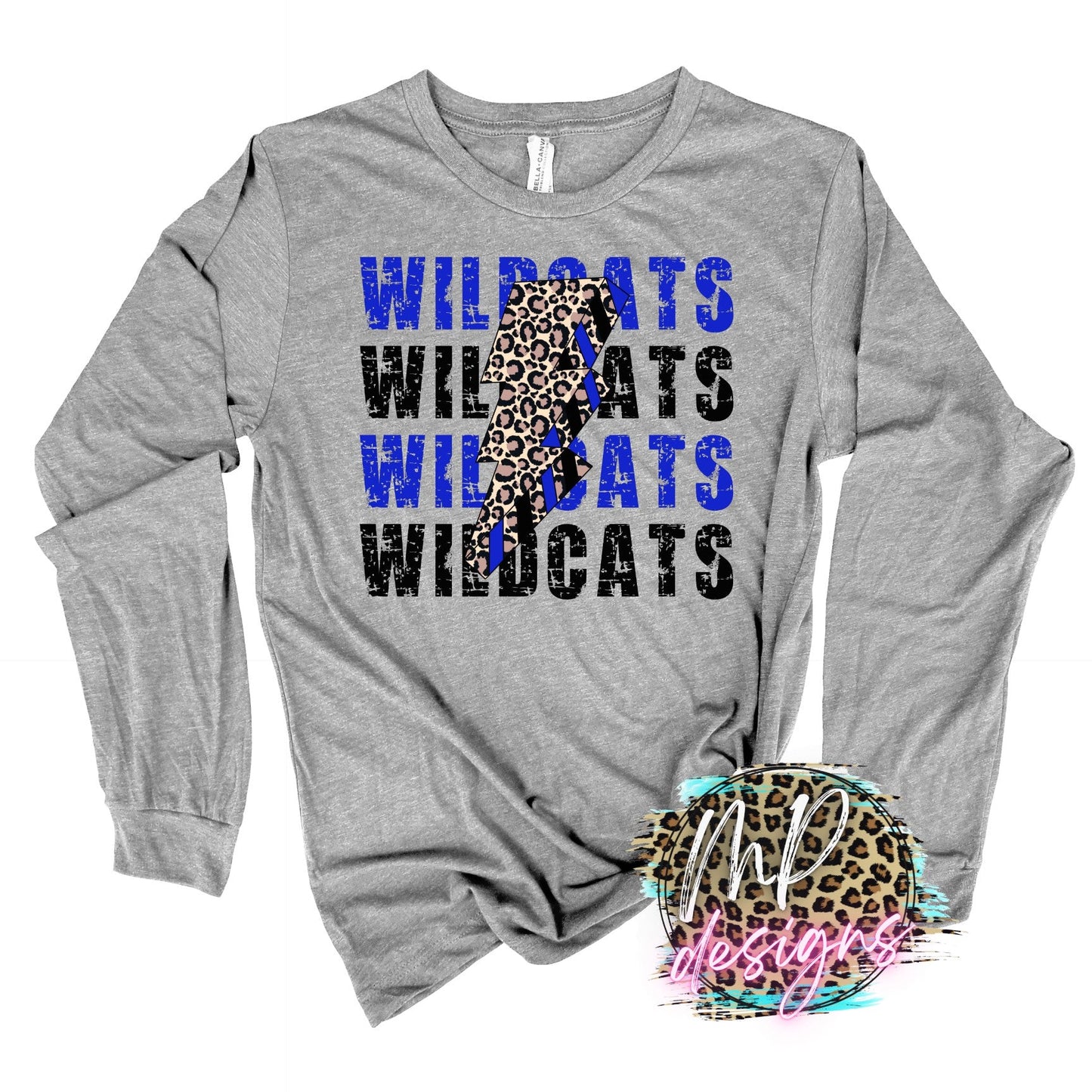 WILDCATS BOLT ROYAL LONG SLEEVE/SWEATSHIRT