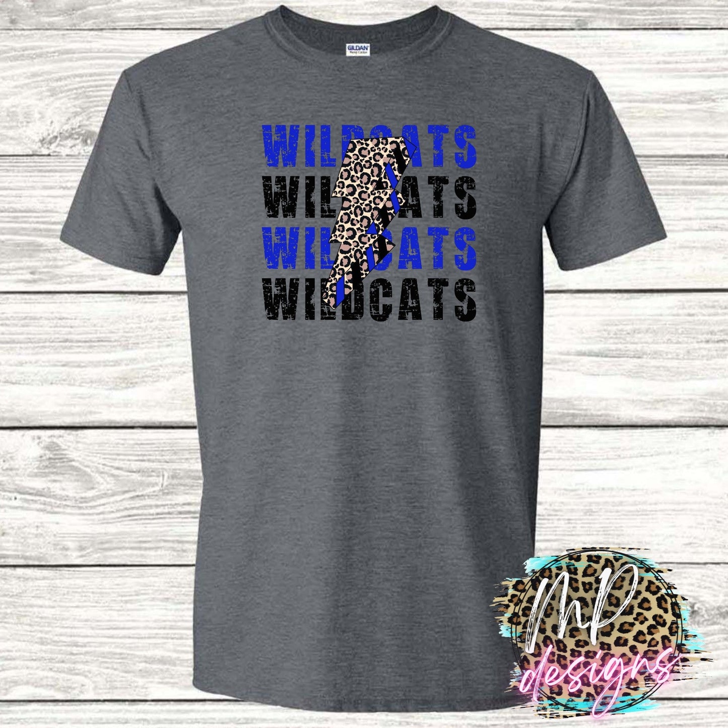 WILDCATS BOLT ROYAL T-SHIRT